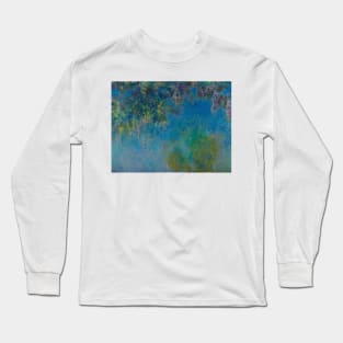 Wisteria by Claude Monet Long Sleeve T-Shirt